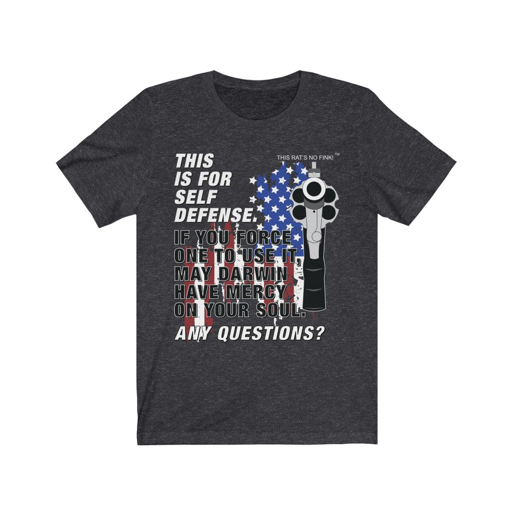 Self Defense Short Sleeve Tee – Rat's Speed Shop